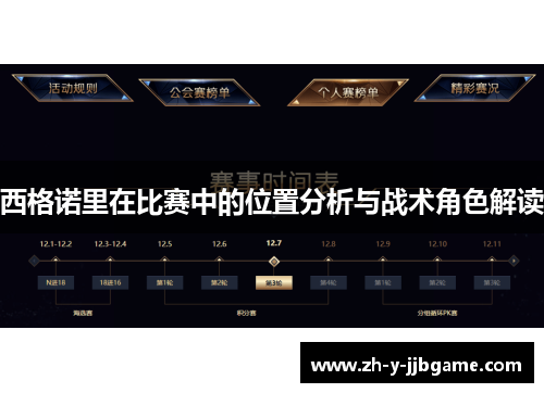 西格诺里在比赛中的位置分析与战术角色解读